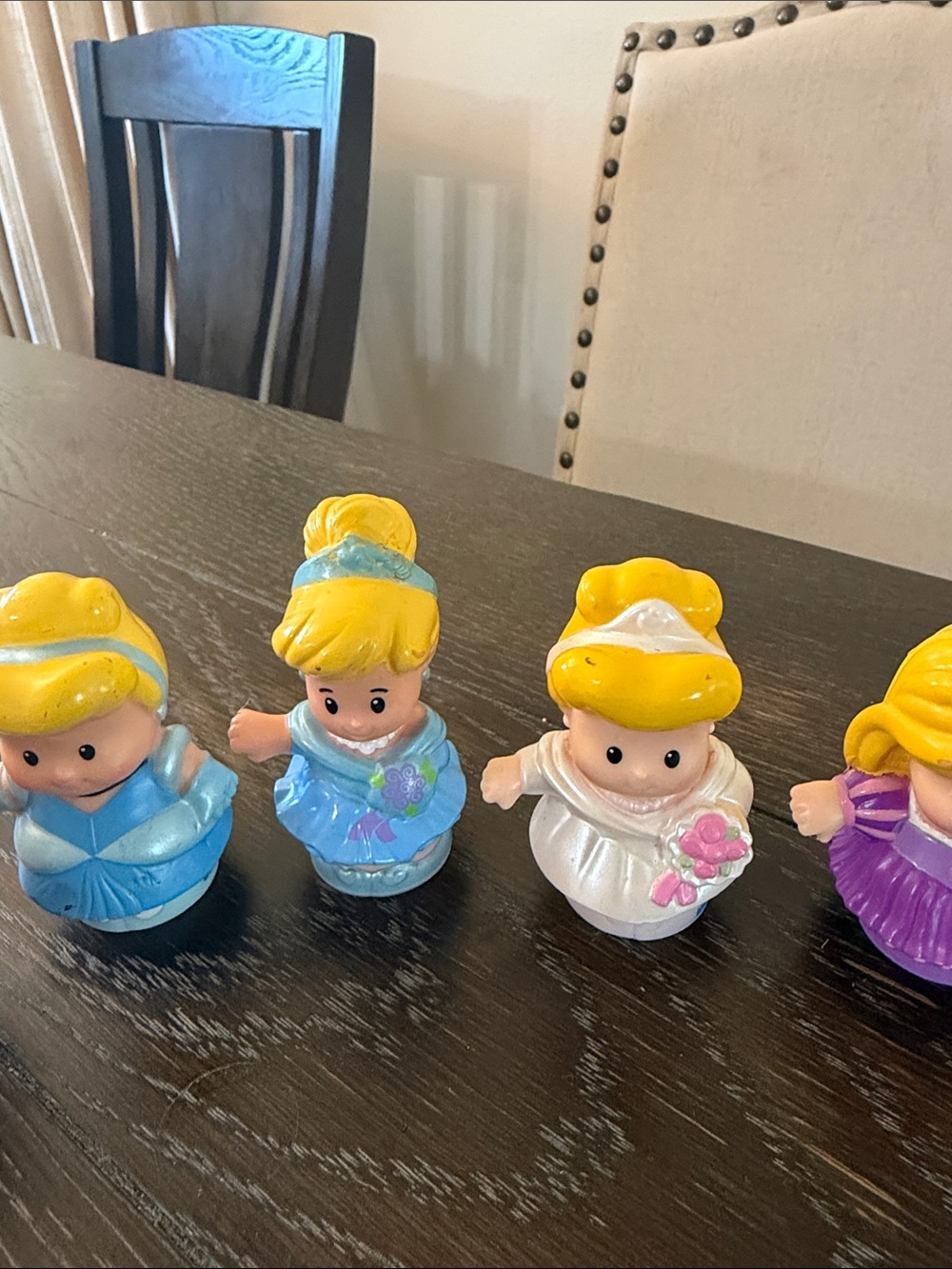 Little People Kids Toys Set of 7 Princess Prince Wedding Figurines - Picture 4 of 10